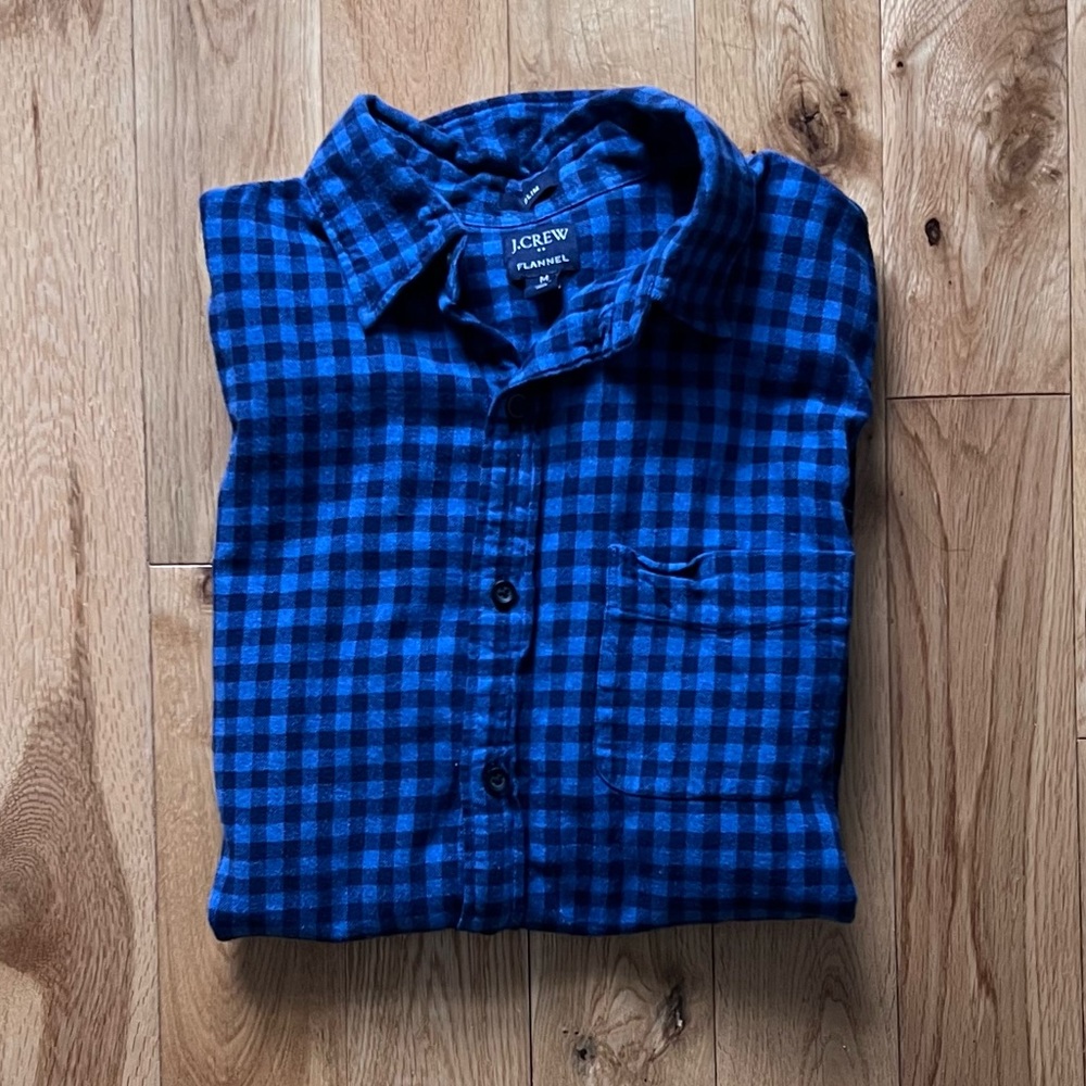 Mens J.Crew Flannel Shirt